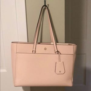 Tory Burch triple compartment tote bag